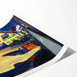 Murnau Street View" Abstract Modern Art - Contemporary Wall Decor