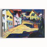 Murnau Street View" Abstract Modern Art - Contemporary Wall Decor
