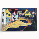 Murnau Street View" Abstract Modern Art - Contemporary Wall Decor