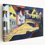 Murnau Street View" Abstract Modern Art - Contemporary Wall Decor