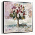 Soft Pastel Abstract Tree - Modern Living Room Wall Art