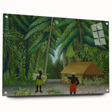 Banana Harvest" Modern Wall Art - Contemporary Tropical Decor