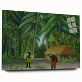 Banana Harvest" Modern Wall Art - Contemporary Tropical Decor