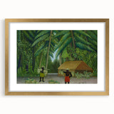 Banana Harvest" Modern Wall Art - Contemporary Tropical Decor