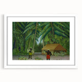 Banana Harvest" Modern Wall Art - Contemporary Tropical Decor