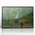 Banana Harvest" Modern Wall Art - Contemporary Tropical Decor