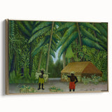 Banana Harvest" Modern Wall Art - Contemporary Tropical Decor