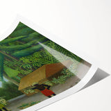 Banana Harvest" Modern Wall Art - Contemporary Tropical Decor