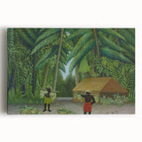 Banana Harvest" Modern Wall Art - Contemporary Tropical Decor