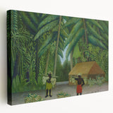 Banana Harvest" Modern Wall Art - Contemporary Tropical Decor