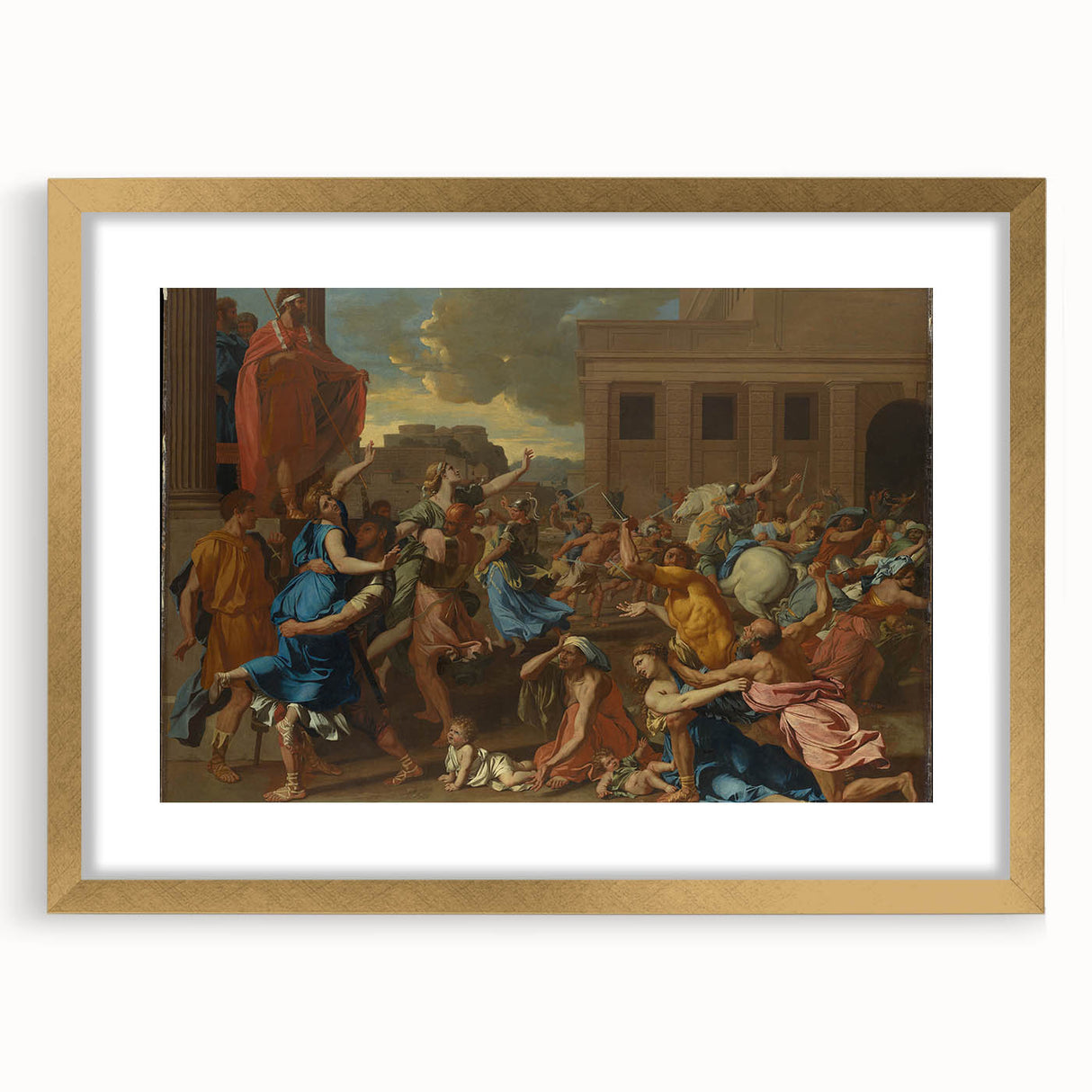 The Abduction of the Sabine Women: Baroque Historical Wall Art