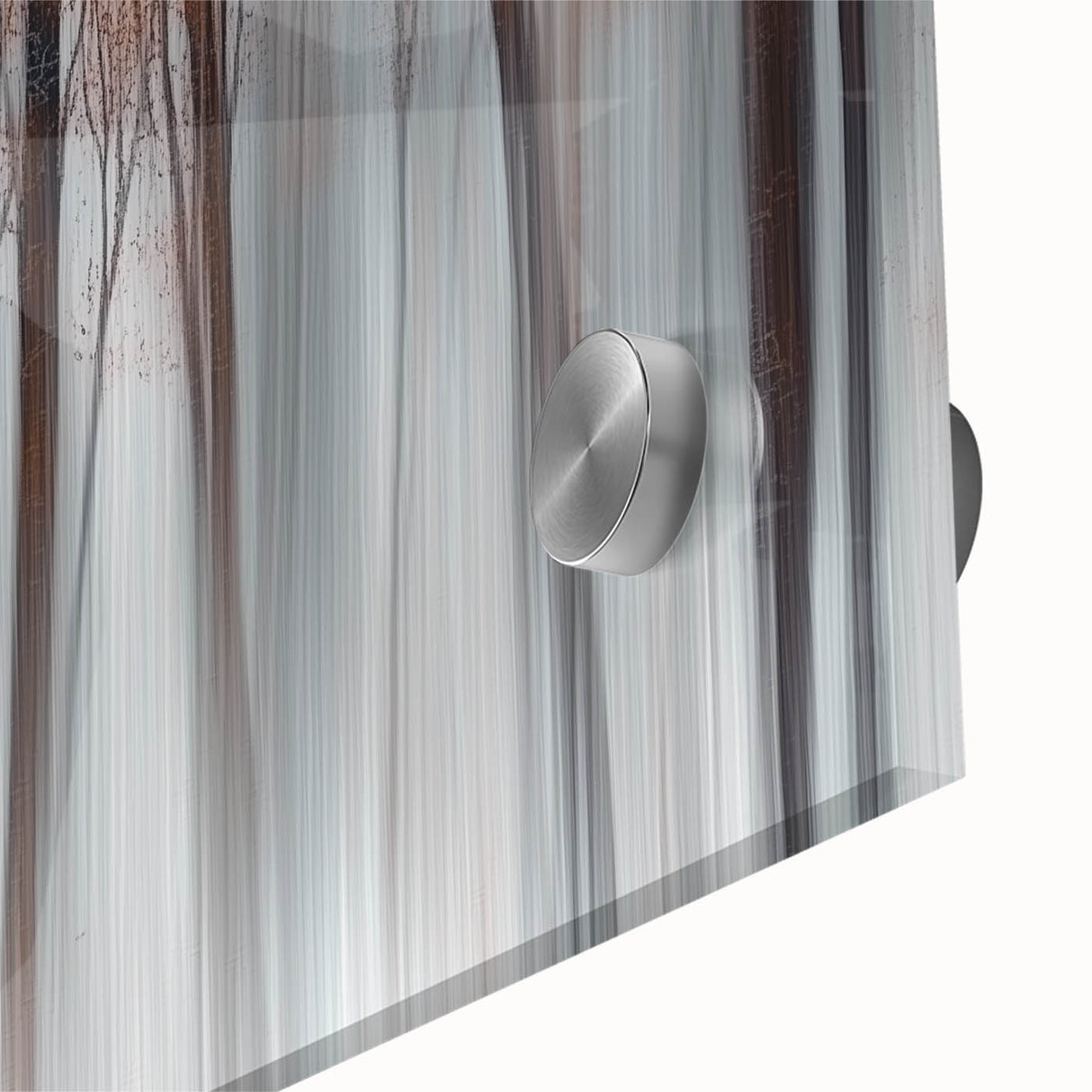 Misty Forest Blur – Dynamic Abstract Autumn Motion Wall Art