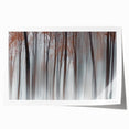 Misty Forest Blur – Dynamic Abstract Autumn Motion Wall Art