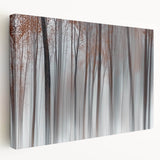 Misty Forest Blur – Dynamic Abstract Autumn Motion Wall Art