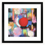 Colorful Bedroom Wall Art – Abstract Framed Canvas Print
