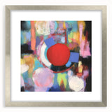 Colorful Bedroom Wall Art – Abstract Framed Canvas Print