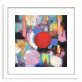 Colorful Bedroom Wall Art – Abstract Framed Canvas Print