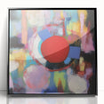 Colorful Bedroom Wall Art – Abstract Framed Canvas Print