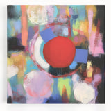 Colorful Bedroom Wall Art – Abstract Framed Canvas Print