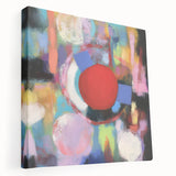 Colorful Bedroom Wall Art – Abstract Framed Canvas Print