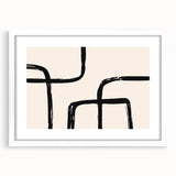 Acrylic Dining Room Artwork - Modern Abstract Line Art