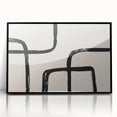 Acrylic Dining Room Artwork - Modern Abstract Line Art