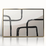 Acrylic Dining Room Artwork - Modern Abstract Line Art