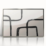 Acrylic Dining Room Artwork - Modern Abstract Line Art