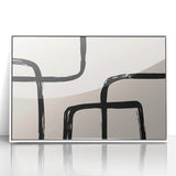 Acrylic Dining Room Artwork - Modern Abstract Line Art