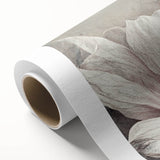 Blush Petal Serenity - Elegant Floral Living Room Wall Art