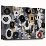 Abstract geometric acrylic glass design showcasing vibrant colors and sharp angles, viewed from the side. Ideal for modern decor, enhancing any space's aesthetic.