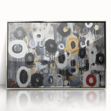 Abstract geometric framed acrylic wall art in silver tones, showcasing a modern design with sharp angles and clean lines, ideal for contemporary decor.