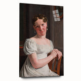 Neoclassical Art Print: Julie Eckersberg Portrait - Timeless Elegance