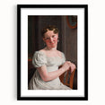 Neoclassical Art Print: Julie Eckersberg Portrait - Timeless Elegance