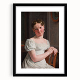 Neoclassical Art Print: Julie Eckersberg Portrait - Timeless Elegance