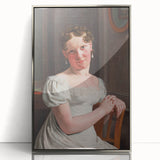 Neoclassical Art Print: Julie Eckersberg Portrait - Timeless Elegance