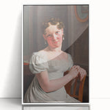 Neoclassical Art Print: Julie Eckersberg Portrait - Timeless Elegance