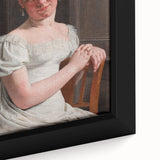 Neoclassical Art Print: Julie Eckersberg Portrait - Timeless Elegance