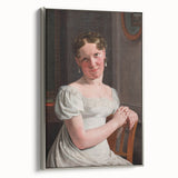 Neoclassical Art Print: Julie Eckersberg Portrait - Timeless Elegance