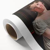 Neoclassical Art Print: Julie Eckersberg Portrait - Timeless Elegance