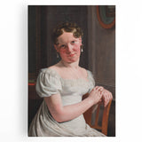 Neoclassical Art Print: Julie Eckersberg Portrait - Timeless Elegance