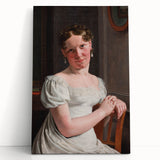 Neoclassical Art Print: Julie Eckersberg Portrait - Timeless Elegance