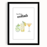 Extra large abstract art print featuring colorful, textured brush strokes on a framed black mat, ideal for living room decor.