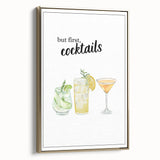 Framed canvas depicting a vintage poster art landscape, featuring muted earth tones, ideal for bedroom wall decor.