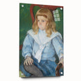 Mary Cassatt's Boy with Golden Curls - Charming Impressionist Portrait Art
