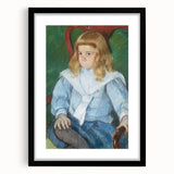 Mary Cassatt's Boy with Golden Curls - Charming Impressionist Portrait Art
