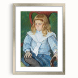 Mary Cassatt's Boy with Golden Curls - Charming Impressionist Portrait Art