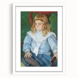 Mary Cassatt's Boy with Golden Curls - Charming Impressionist Portrait Art