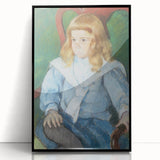 Mary Cassatt's Boy with Golden Curls - Charming Impressionist Portrait Art