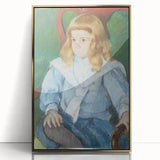 Mary Cassatt's Boy with Golden Curls - Charming Impressionist Portrait Art